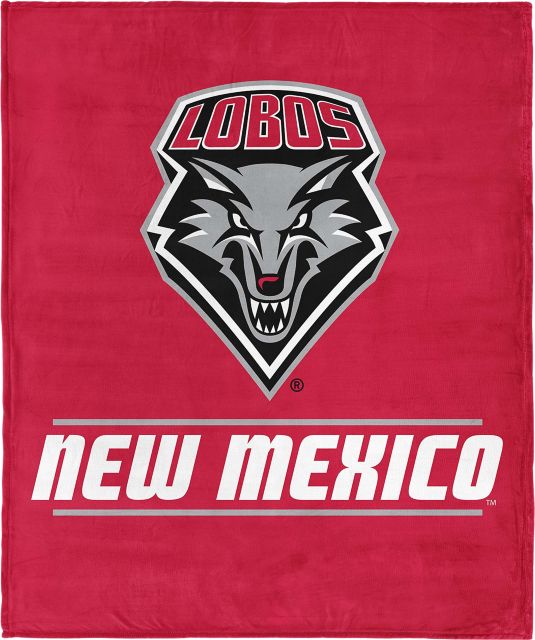 University of New Mexico 46 x 60 Silk Touch Throw