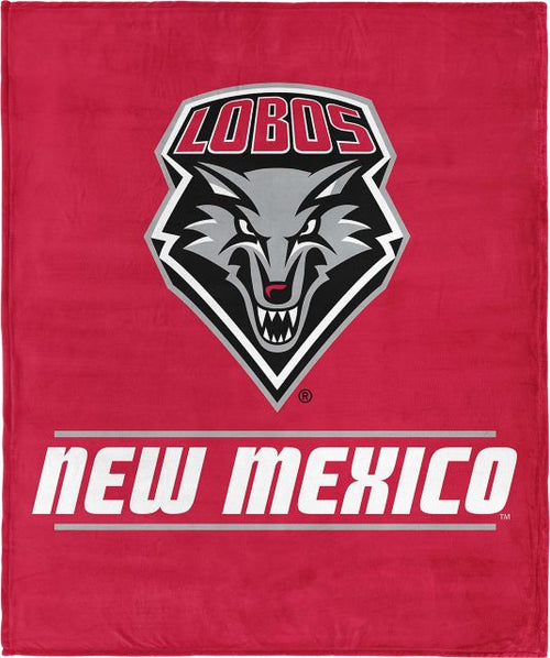 University of New Mexico 46 x 60 Silk Touch Throw