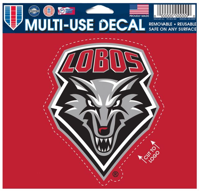 University of New Mexico 5x6 Decal