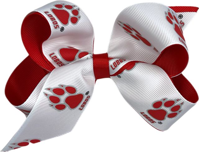 University of New Mexico Child 2-Toned Hairbow