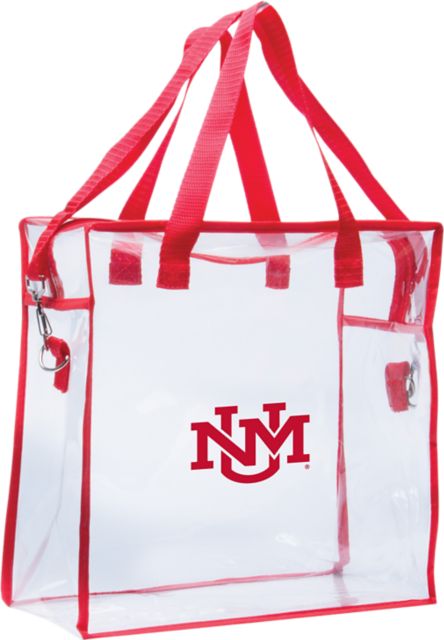 University of New Mexico Clear Zipper Tote