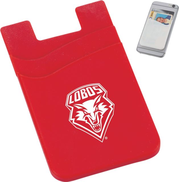 University of New Mexico Lobos Silicone Card Wallet