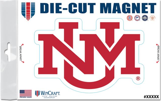 University of New Mexico Lobos 4" x 4" Magnet