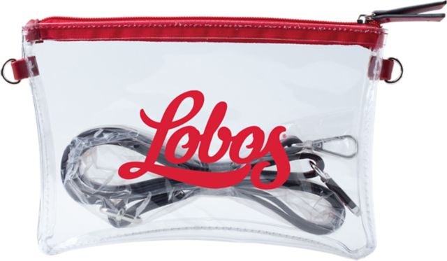 University of New Mexico Crossbody Clear Bag