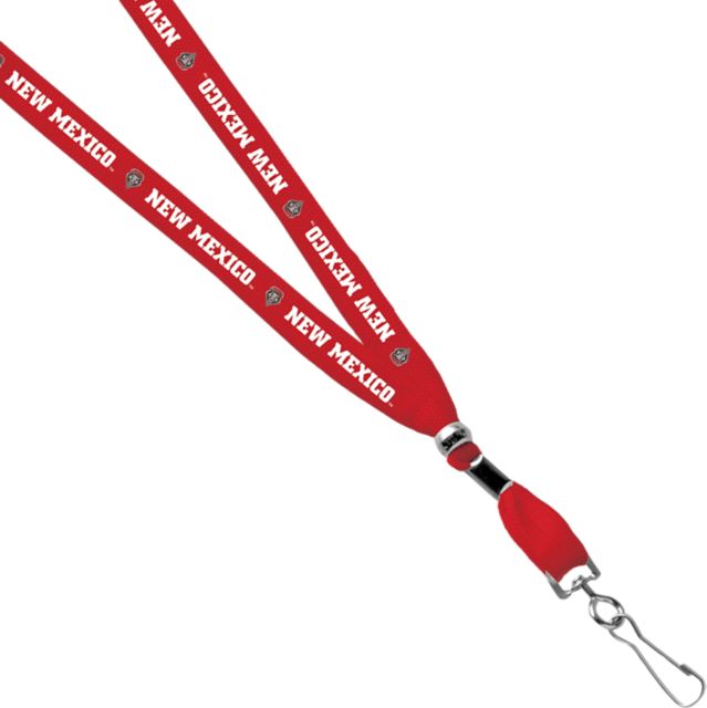 University of New Mexico Lobos 3/8'' Swivel Hook Lanyard