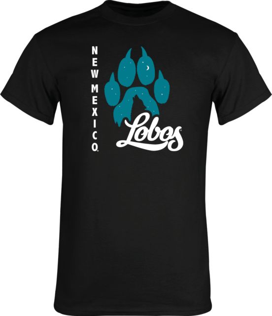University of New Mexico Lobos Howling Moon Paw Short Sleeve T-Shirt