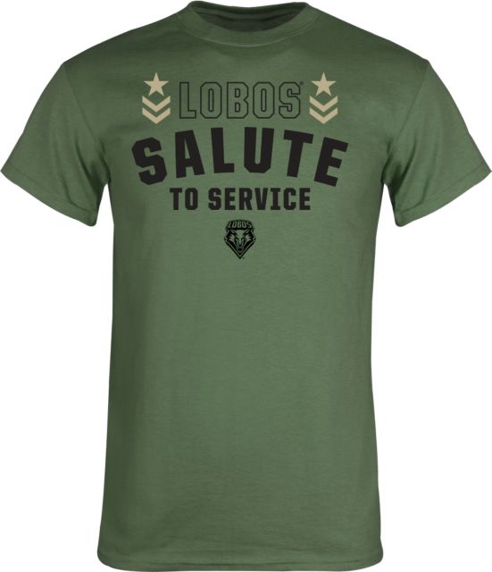 University of New Mexico Lobos Salute To Service T-Shirt