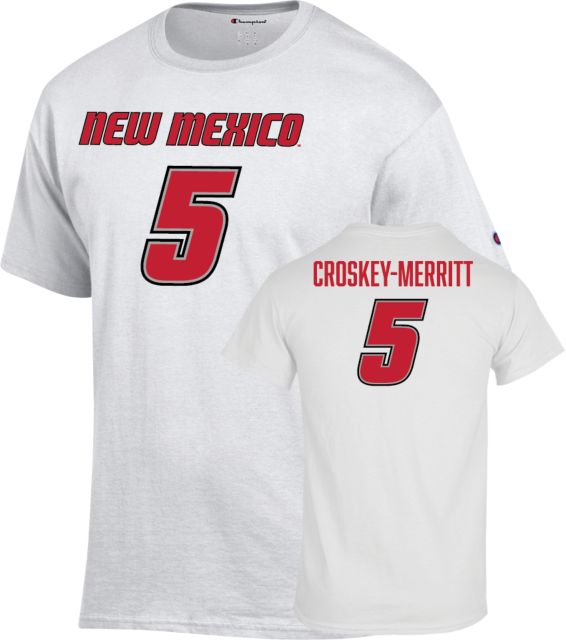 University of New Mexico Football T-Shirt Jacory Croskey-Merritt - 5