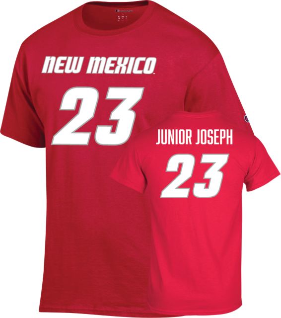 University of New Mexico Men's Basketball T-Shirt Nelly Junior Joseph -23