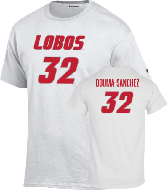 University of New Mexico Men's Basketball T-Shirt Shane Douma-Sanchez - 32