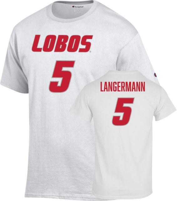 University of New Mexico Women's Basketball T-Shirt Lara Langermann - 5