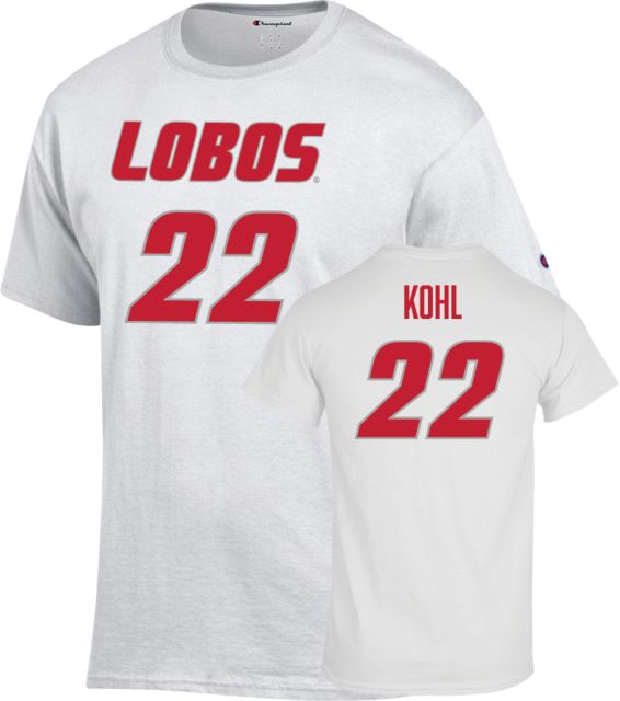 University of New Mexico Women's Basketball T-Shirt Charlotte Kohl - 22
