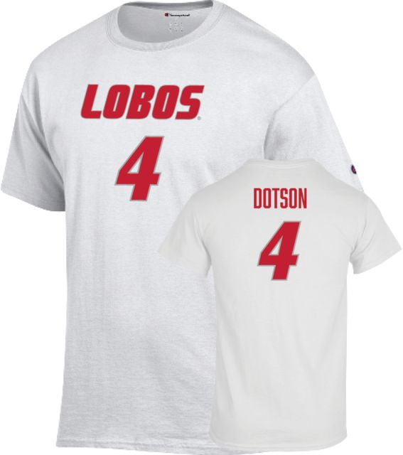 New Mexico Men's Basketball T-Shirt Kayde Dotson - 4 - ONLINE ONLY