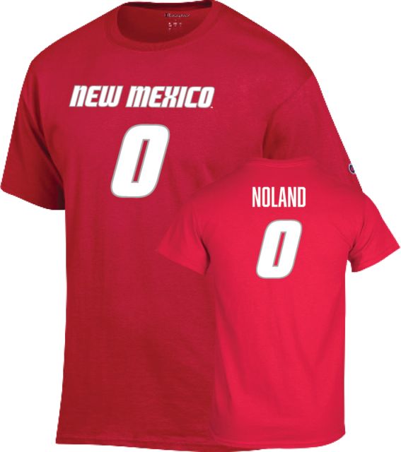 New Mexico Men's Basketball T-Shirt CJ Noland - 0 - ONLINE ONLY