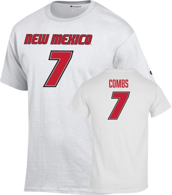 University of New Mexico Football T-Shirt Tavian Combs - 7