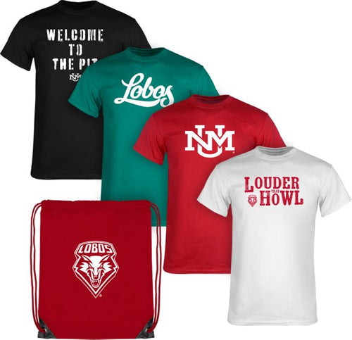 University of New Mexico Short Sleeve T-Shirts Color Out Pack