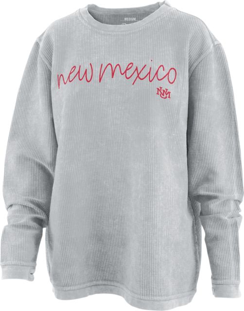 University of New Mexico Lobos Women's Cord Crewneck Sweatshirt