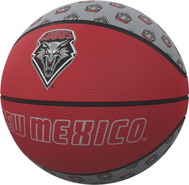 University of New Mexico Mini Rubber Basketball