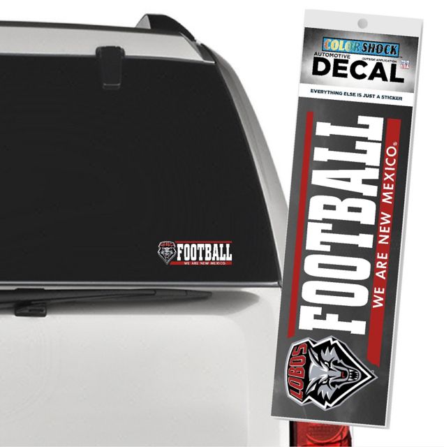 University of New Mexico Lobos Football Decal
