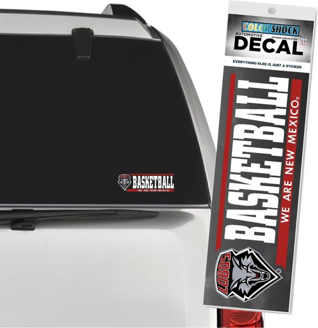 University of New Mexico Lobos Basketball Decal