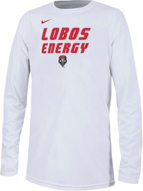 University of New Mexico Basketball Energy 2024 Youth Long Sleeve Bench T-Shirt