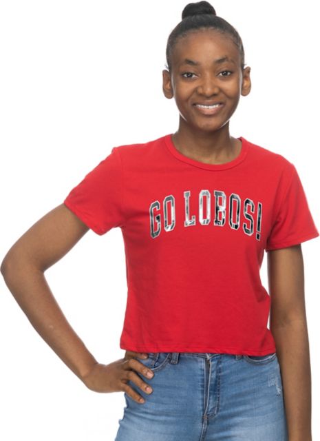 University of New Mexico Women's Cropped Short Sleeve T-Shirt
