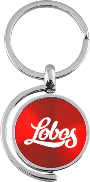 University of New Mexico Spinner Key Tag