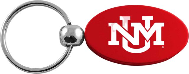 University of New Mexico Oval Keychain