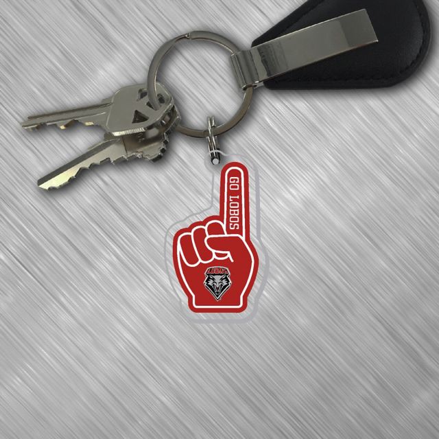University of New Mexico Lobos Keychain