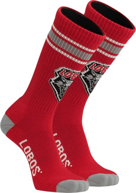 University of New Mexico Lobos Crew Socks
