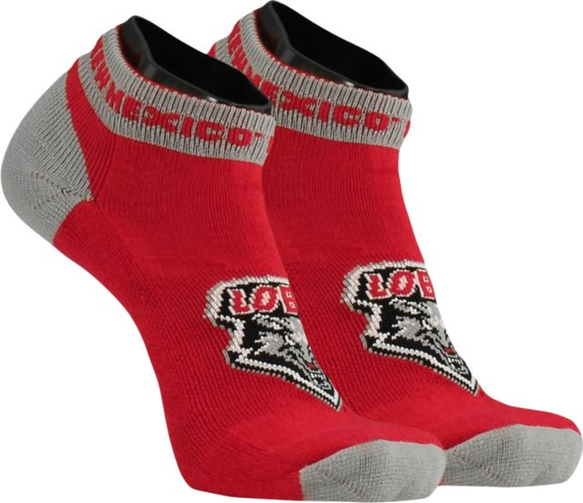 University of New Mexico Lobos Low Cut Socks