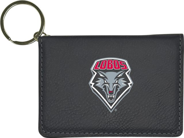 University of New Mexico Lobos Leather ID Holder