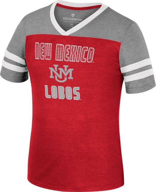 University of New Mexico Youth Girl's V-Neck Short Sleeve T-Shirt