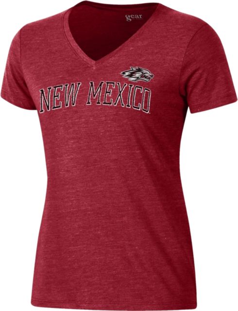 University of New Mexico Women's Short Sleeve V-Neck T-Shirt