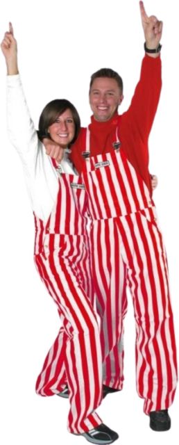 University of New Mexico Stripe Game Bib Overalls