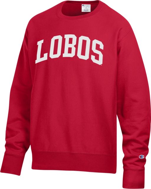 University of New Mexico Lobos Reverse Weave Crewneck Sweatshirt