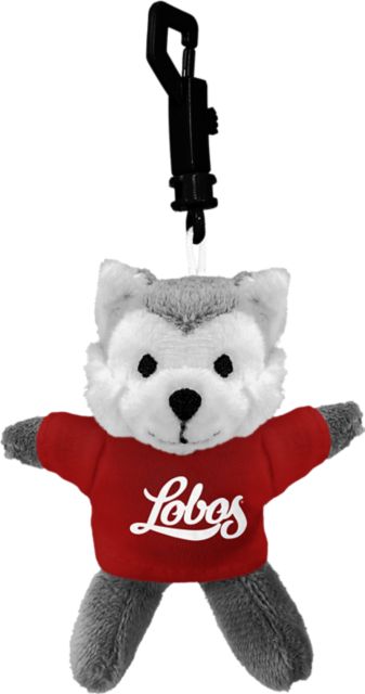 University of New Mexico Plush Keychain