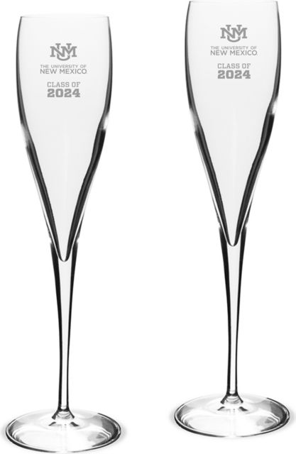 University of New Mexico Class of 2024 6 oz Glass - Set of 2 - ONLINE ONLY