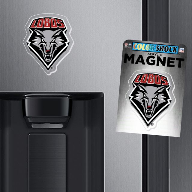 University of New Mexico 7in. Lobos Magnet