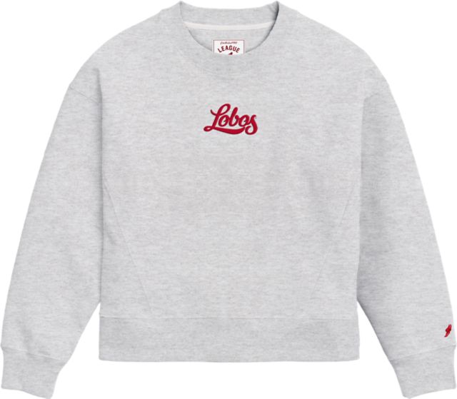 University of New Mexico Lobos Women's Boxy Crewneck Sweatshirt