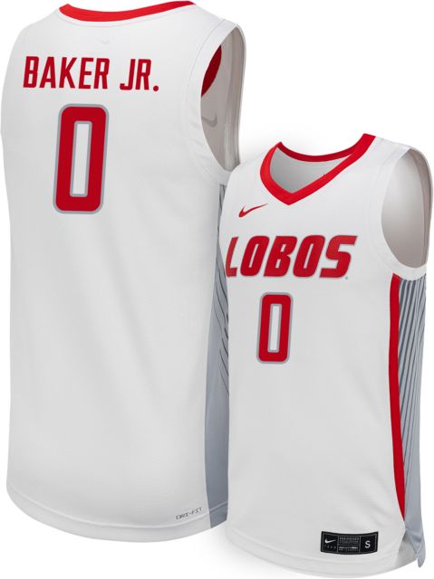 New Mexico Men's Basketball Replica Jersey #0 J BAKER JR.