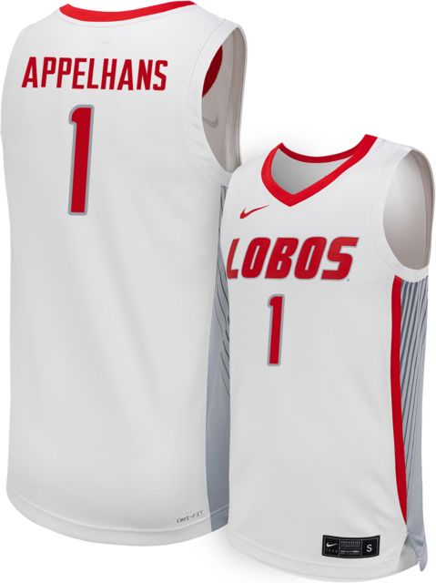 New Mexico Men's Basketball Replica Jersey #1 B APPELHANS