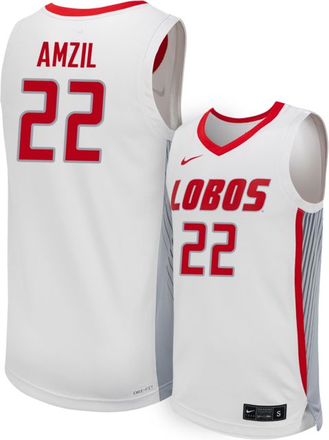 New Mexico Men's Basketball Replica Jersey #22 M AMZIL