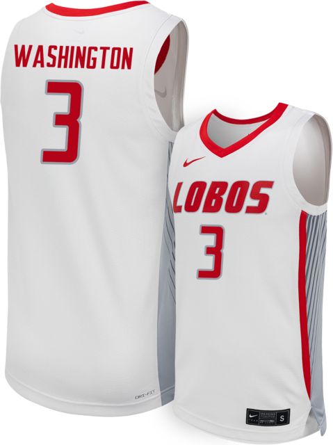 New Mexico Men's Basketball Replica Jersey #3 T WASHINGTON