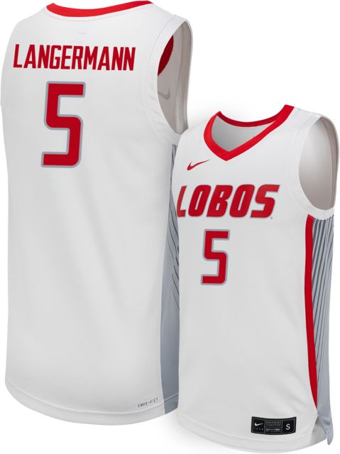 New Mexico Women's Basketball Replica Jersey #5 L LANGERMANN