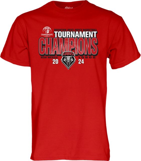 University of New Mexico Men's Basketball 2024 MWC Tournament Champions T-Shirt