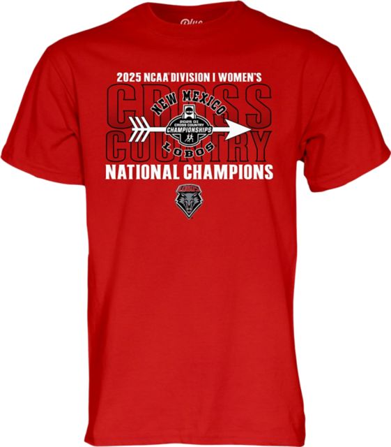 University of New Mexico Women's Cross Country 2025 National Champions Short Sleeve T-Shirt