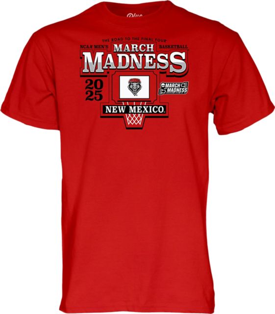University of New Mexico Men's Basketball 2025 NCAA Tournament Bound Short Sleeve T-Shirt
