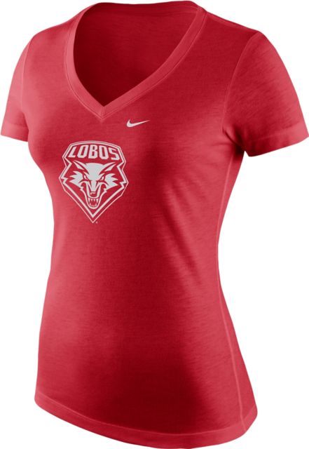 University of New Mexico Lobos Women's V-Neck Short Sleeve T-Shirt