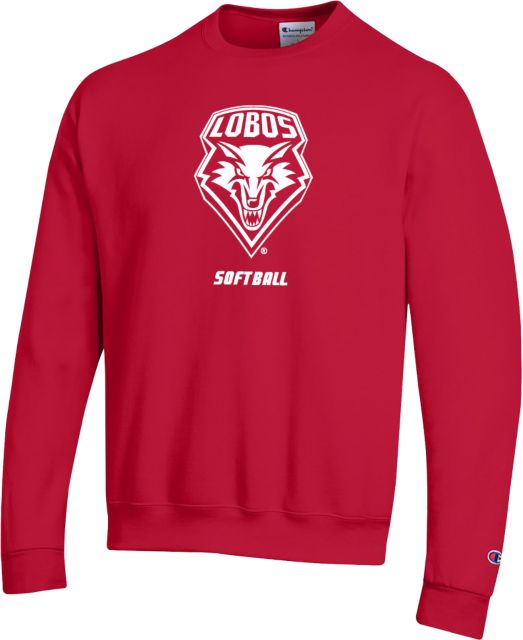 New Mexico Champion Black Fleece Crew-S Lobos Softball - ONLINE ONLY
